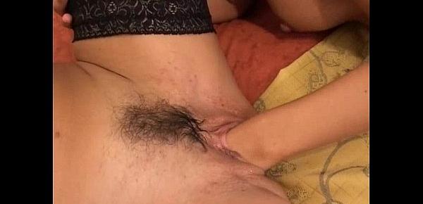  Two cute women fisting holes very hard